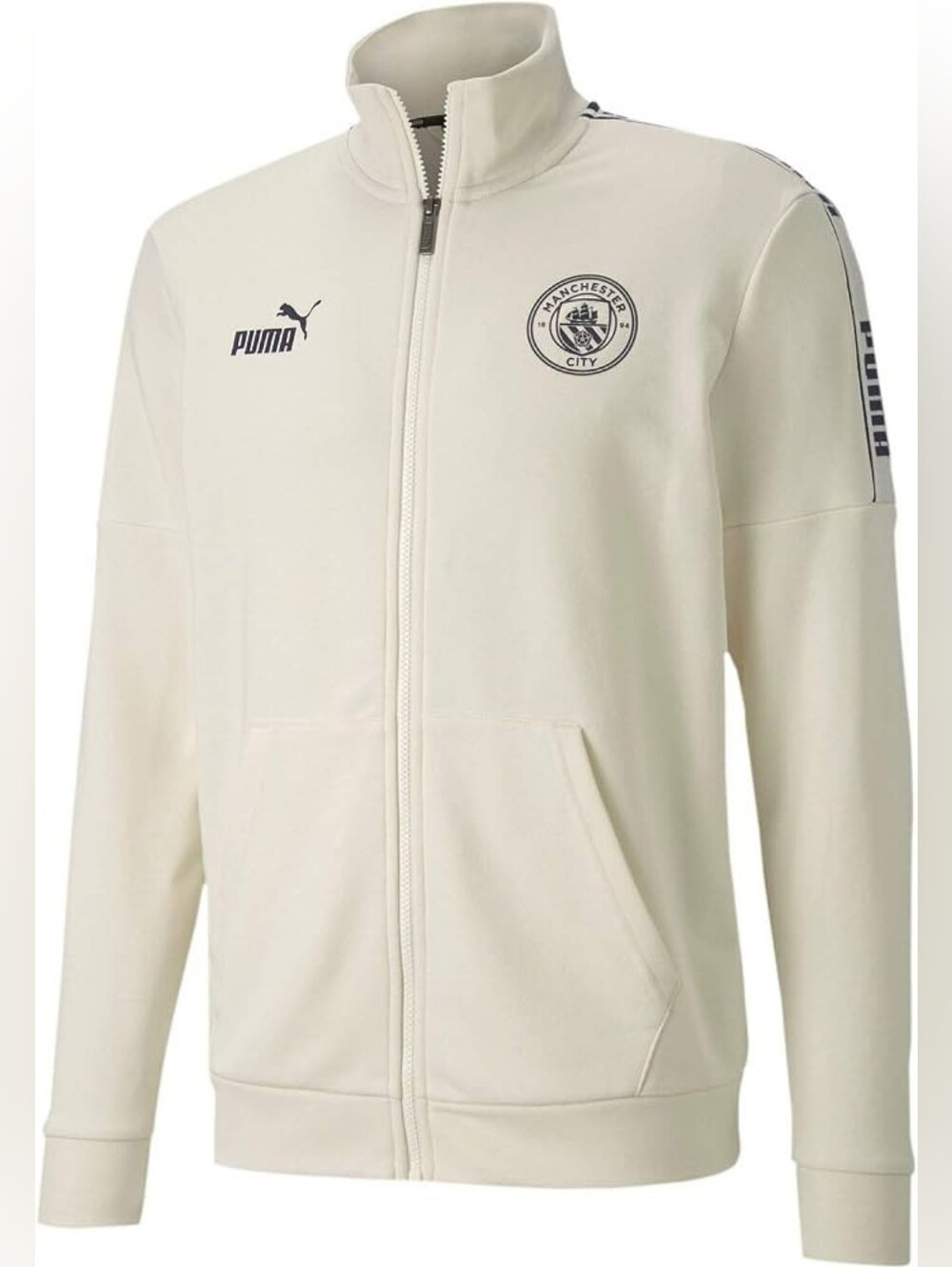 Puma Manchester City Cream Full-Zip Track Jacket